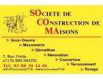 SOCOMA, ENTREPRISE DE CONSTRUCTION QUALIFIÉE QUALIBAT 67170