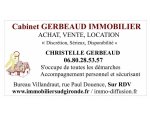 Photo CABINET GERBEAUD IMMOBILIER