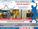 SQUASH COUNTRY CLUB COMPIEGNE 60200