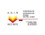A G I R - SÉCURITÉ GARDIENNAGE SURVEILLANCE PROTECTION INTERVENTION RONDE SAINT DIZIER 52100 - HAUTE MARNE - MARNE - MEUSE 52100