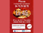 PIZZA 45 Pont-de-l'Isère