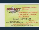 ESCAUT CHAUFFAGE 59125